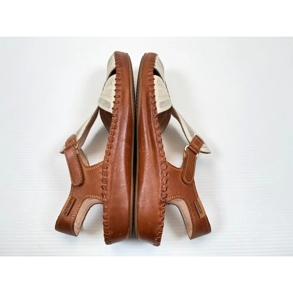 Pikolinos Puerto Vallarta Sandals Women 42 US 11.5-12‎ NWOB Perforated Leather